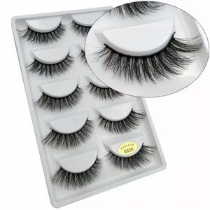 BNIB Handmade Real Mink 3D False Lashes - 5pcs